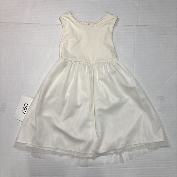 Katie M Other - Katie M Girls Ivory Party Dress Size 6X Sleeveless Fit & Flare Tulle Lined